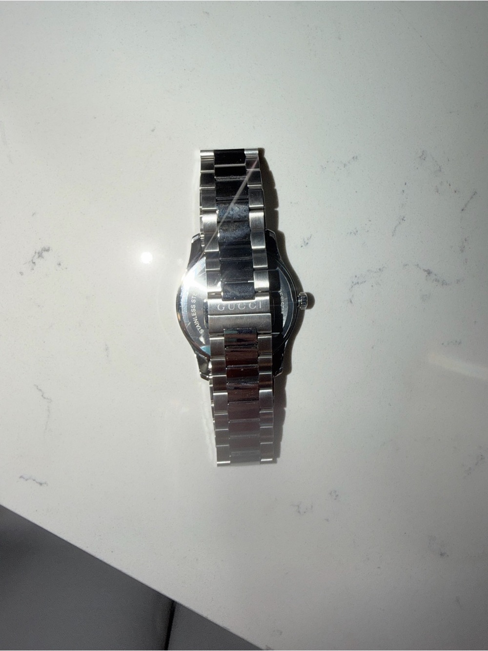 Gucci Silver Bee Dial Stainless Bracelet Watch - Picture 3 of 3